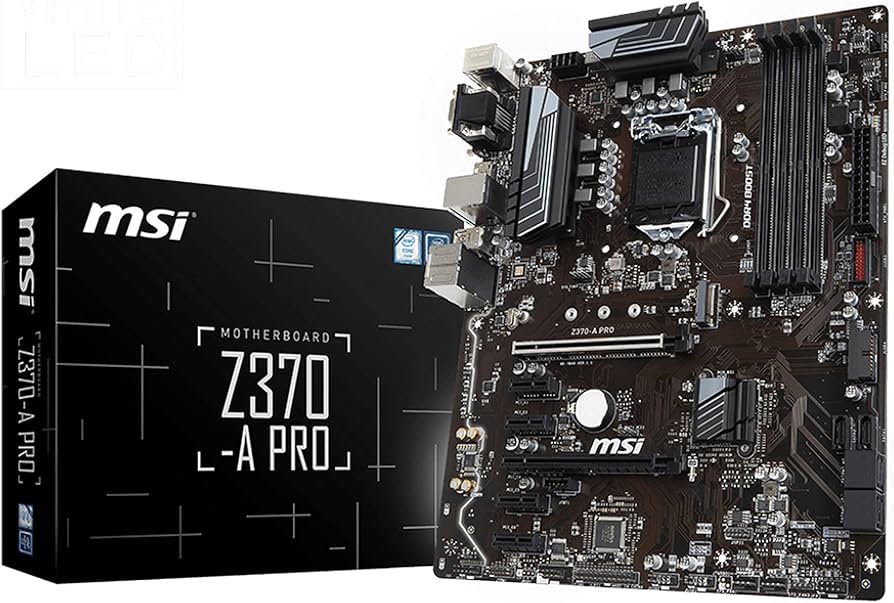 Amazon.com: MSI Z370-A PRO Series Intel Coffee Lake LGA 1151 VR