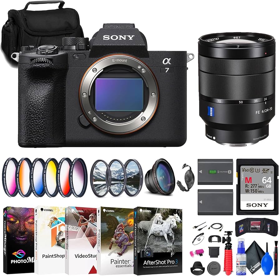 Amazon.com : Sony a7 IV Mirrorless Camera (ILCE-7M4/B) + Sony FE