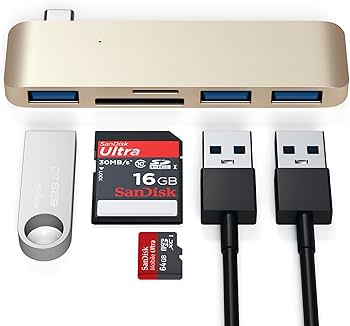 Amazon | Satechi マルチ USB ハブ Type-C Macbook 12インチ対応 USB3