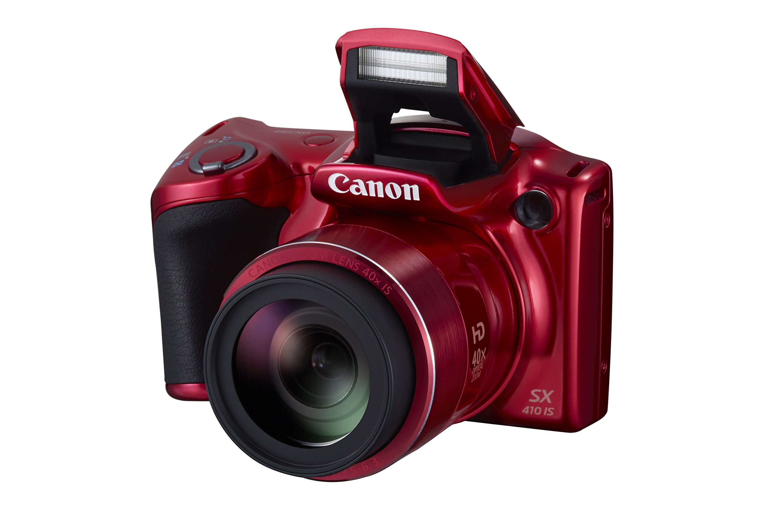 Amazon.com: Canon PowerShot SX410 is (Red) : Office Products