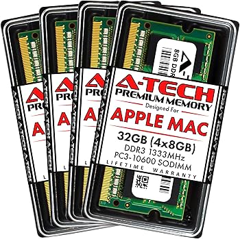 A-Tech 32GB (4x8GB) RAM for Apple iMac (Mid 2010 27 inch 4-Core