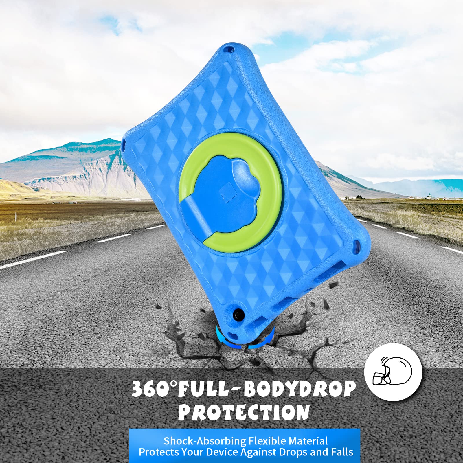 Amazon.co.jp: BORXJNM Fire HD 10 タブレットケース 子供用 (2023年