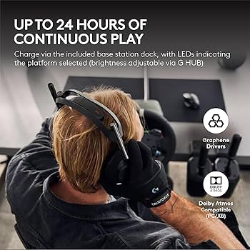 Logitech G Astro A50 X Lightspeed Wireless Gaming Headset + Base