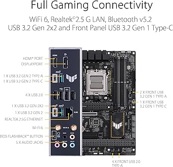 Amazon.com: ASUS TUF Gaming B650-PLUS WiFi AMD B650 AM5 Ryzen