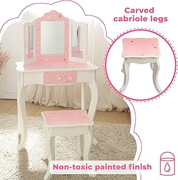 ピンク＆ホワイト♡ヴィンテージ Tinドール or チャイルドチェア 楽天