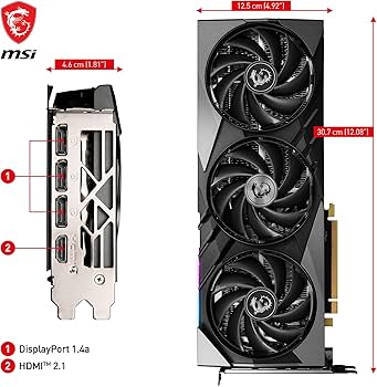 Amazon.com: MSI GeForce RTX 4060 Ti Gaming X Slim 16G Graphics