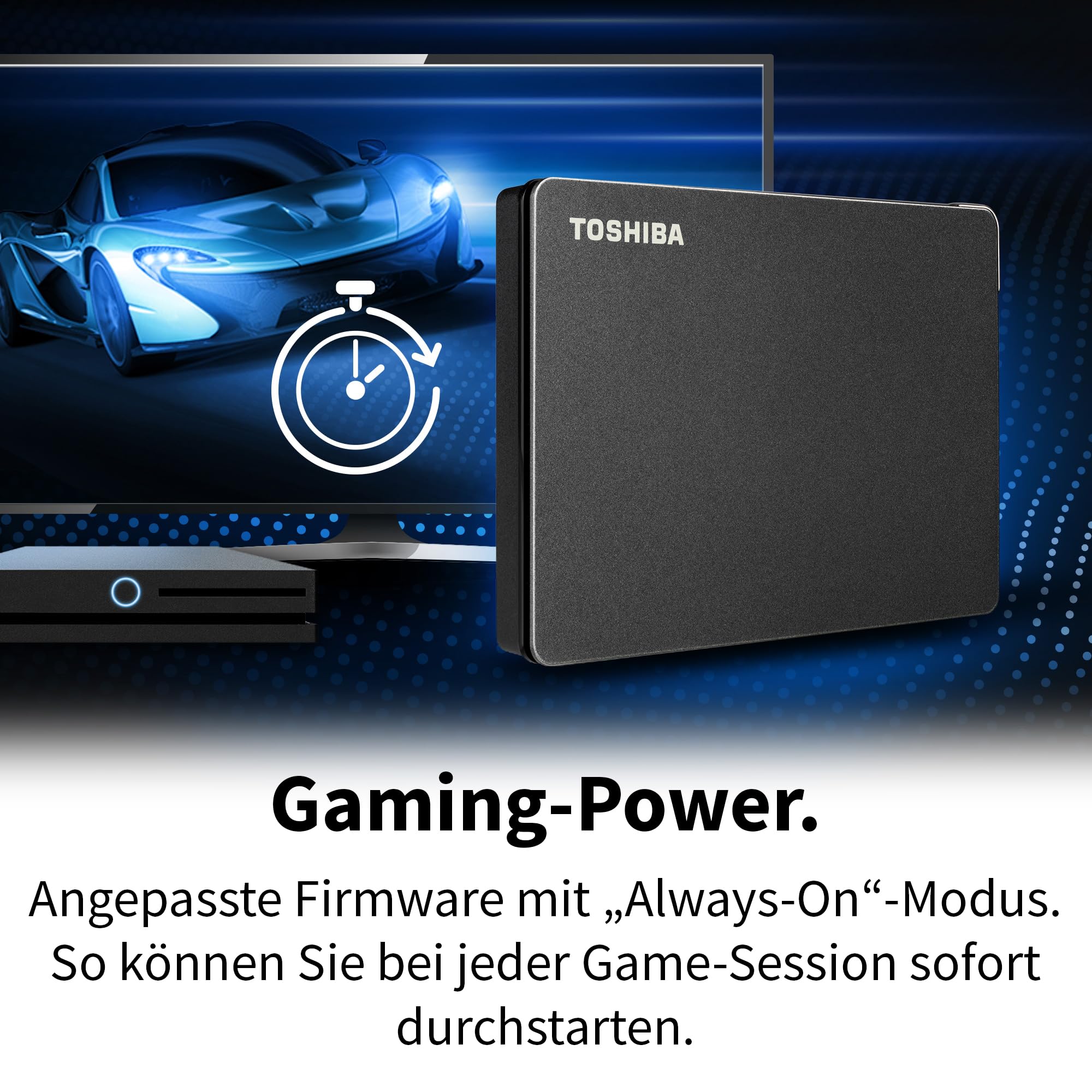 Amazon | 東芝 2TB Canvio Gaming - ポータブル外付けハードドライブ