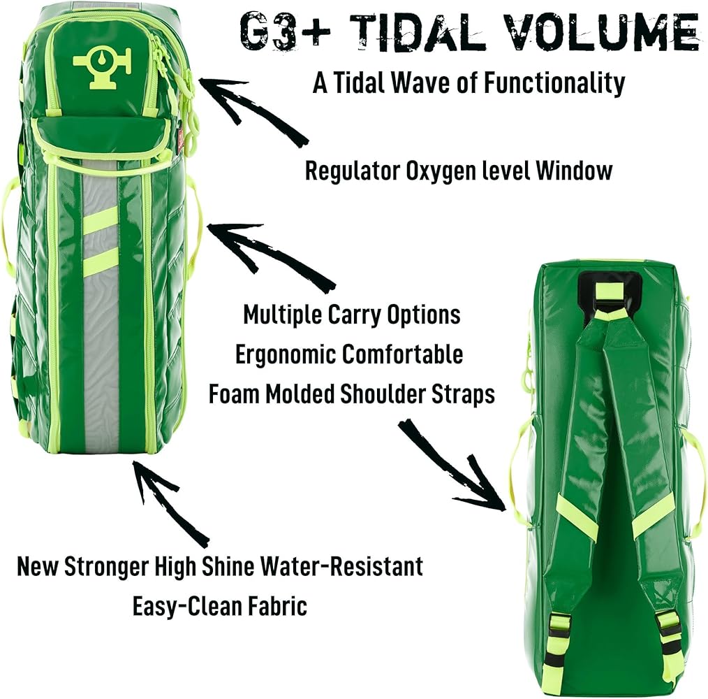 Amazon.com: Statpacks New G3+ Tidal Volume Green, O2 Oxygen