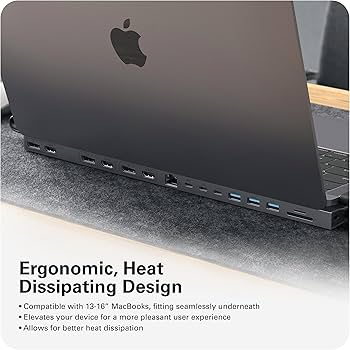 Amazon.com: HyperDrive 4K Multi-Display Docking Station for 13”-16