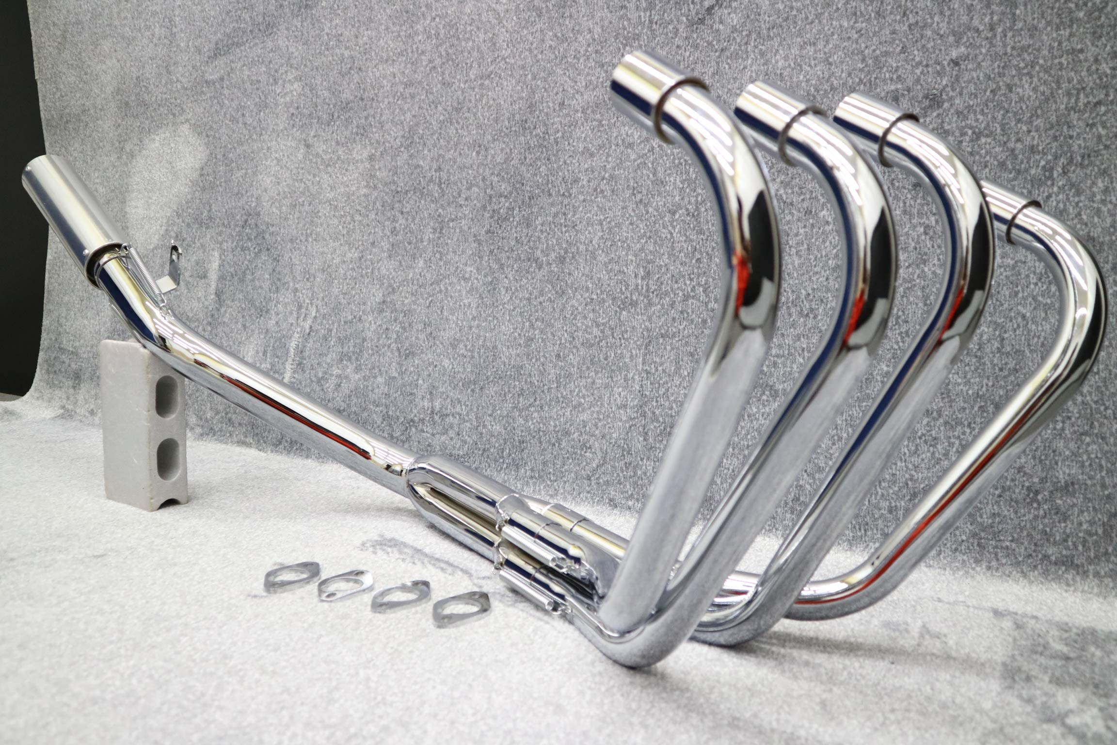 Amazon | ゼファー400 マフラー / (DJガニマタ6分割メッキ)50.8π