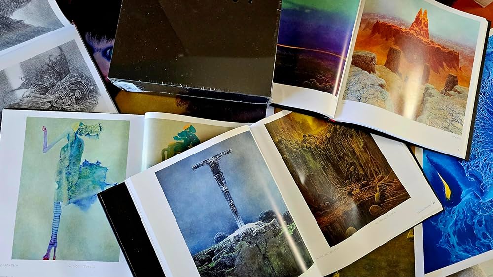 Amazon.com: Beksiński 1-4: Four-Volume Boxed Set in Etui Case