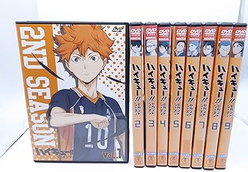 Amazon.co.jp: ハイキュー!! セカンドシーズン [レンタル落ち] 全9巻
