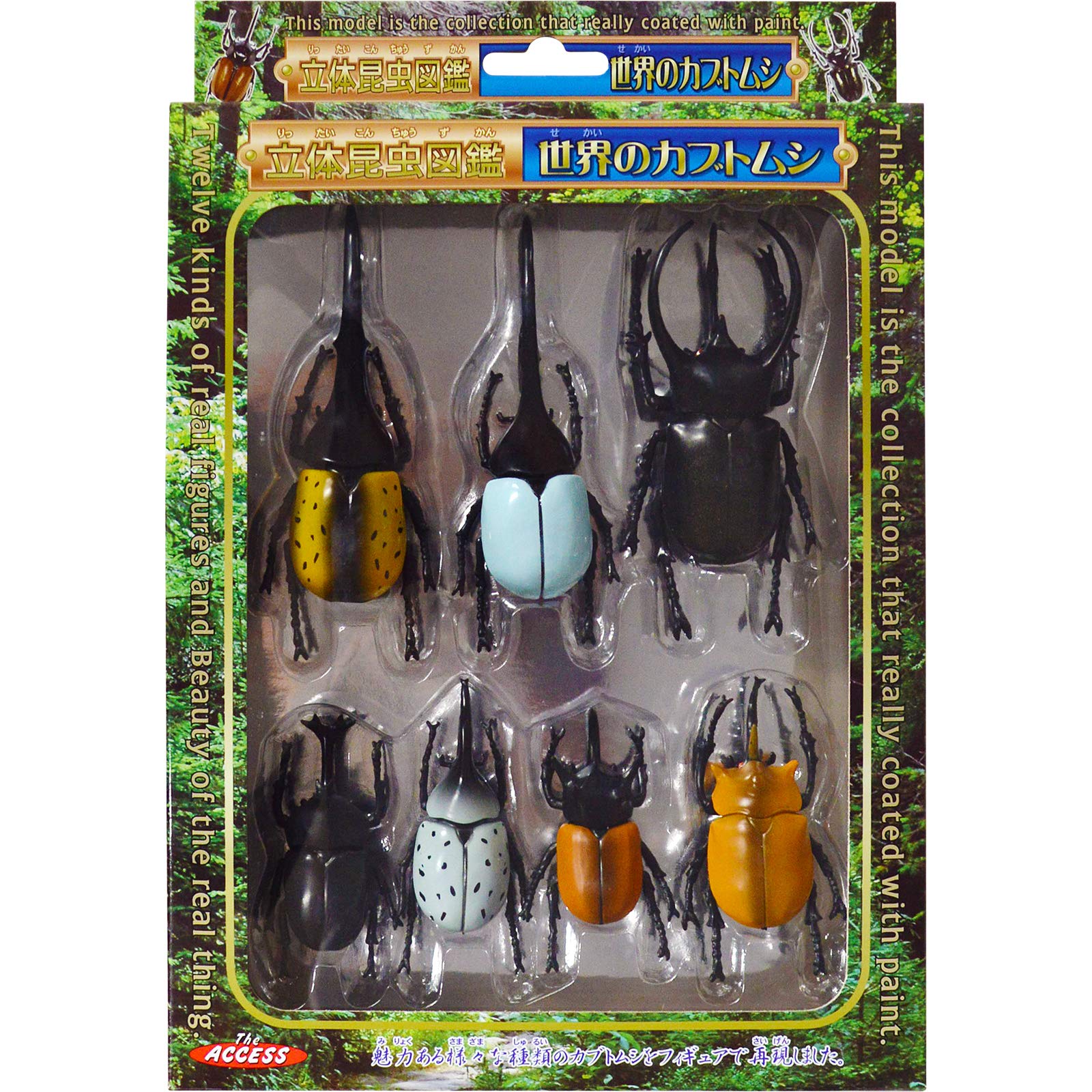 Amazon.co.jp: ザ・アクセス 立体昆虫図鑑 世界のカブトムシ 昆虫