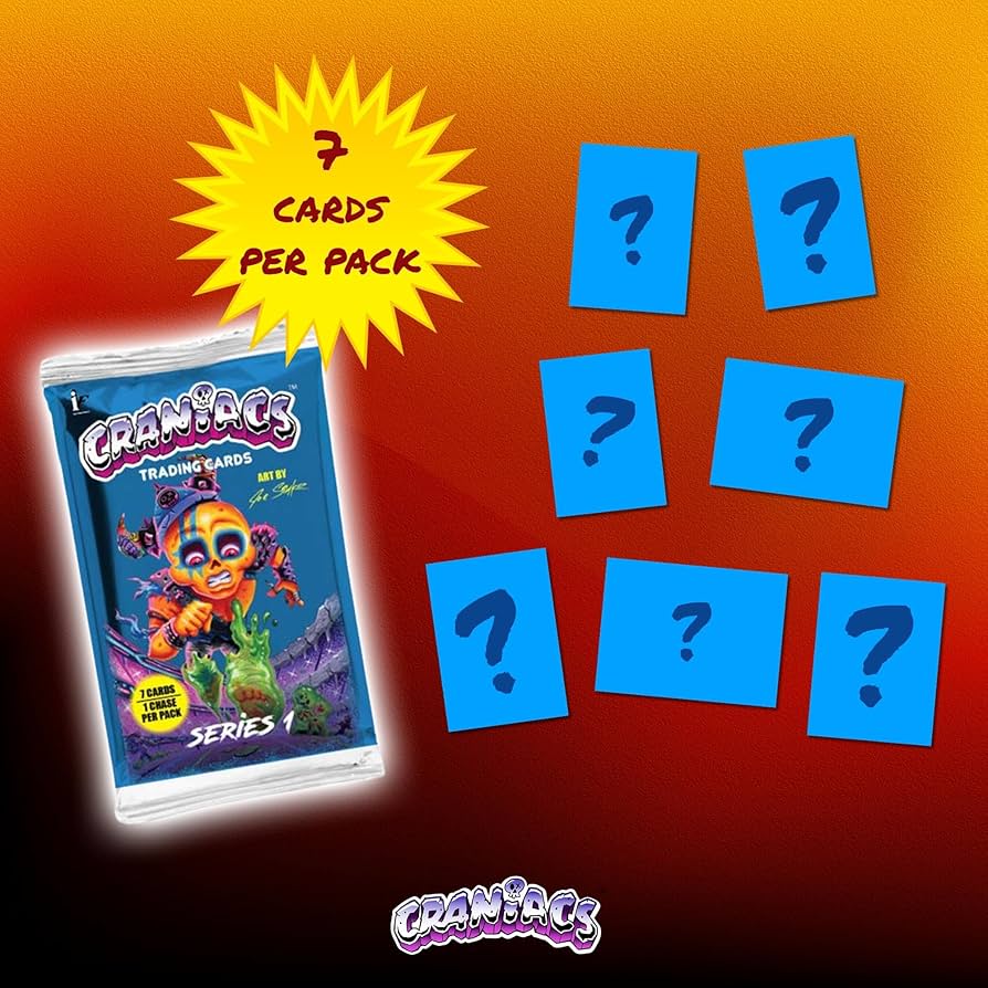 Amazon.com: Craniacs Trading Cards Series One Blaster Box | 7