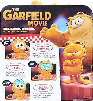 Amazon.co.jp: Animagic Baby Garfield Eat Sleep and Repeat 10インチ