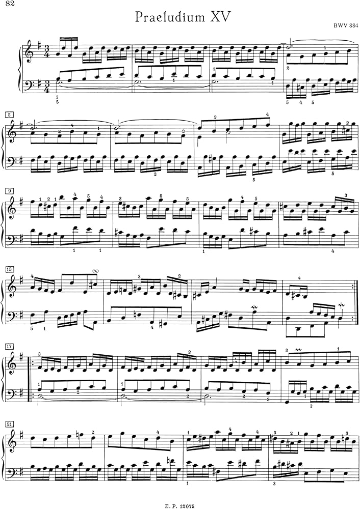 The Well-Tempered Clavier: Sheet (Edition Peters, 2) (German and