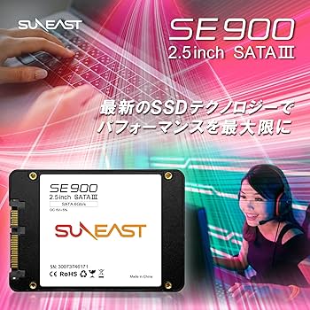 Amazon | SUNEAST 内蔵型 SSD SE900 2.5インチ SATA3 256GB 512GB