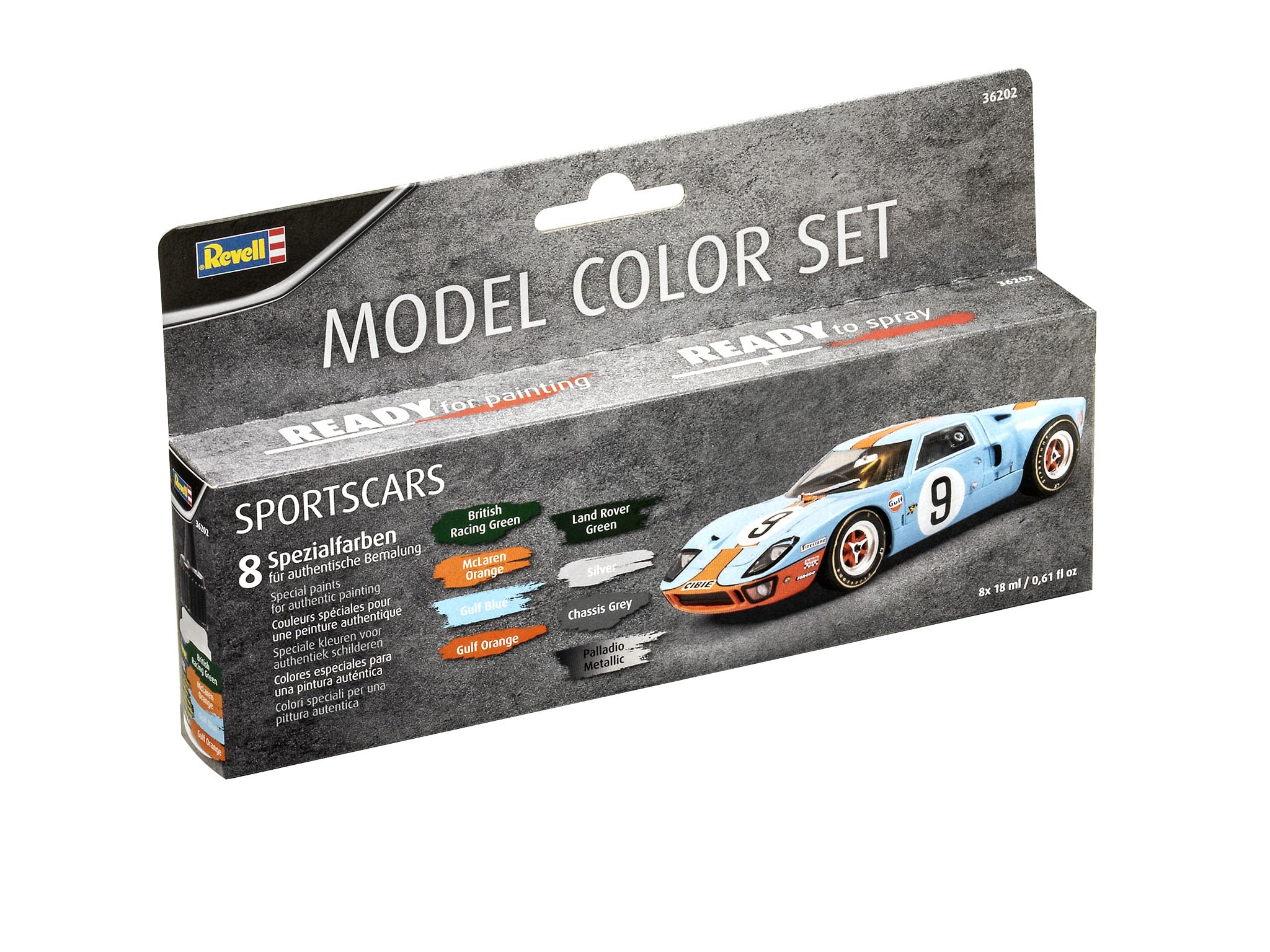 Amazon.com: Revell 36202 Model Color - Sportscars - 8x 17ml