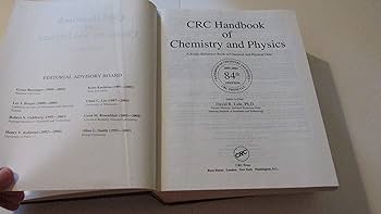 CRC Handbook of Chemistry and Physics, 84th Edition: Lide, David R