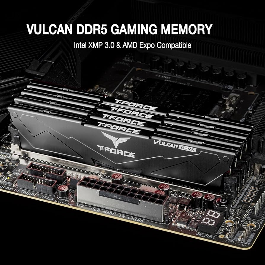Amazon.co.jp: TEAMGROUP T-Force Vulcan DDR5 32GB (2x16GB) 6400MHz