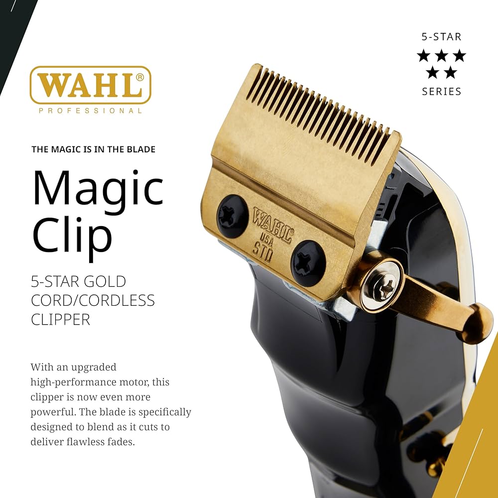 Amazon.com: Wahl Professional 5 Star Cordless Magic Clip Gold High