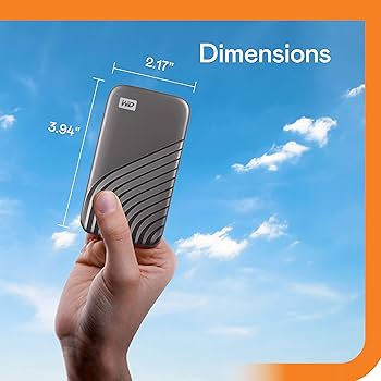 Amazon.com: Western Digital 1TB My Passport SSD Portable External