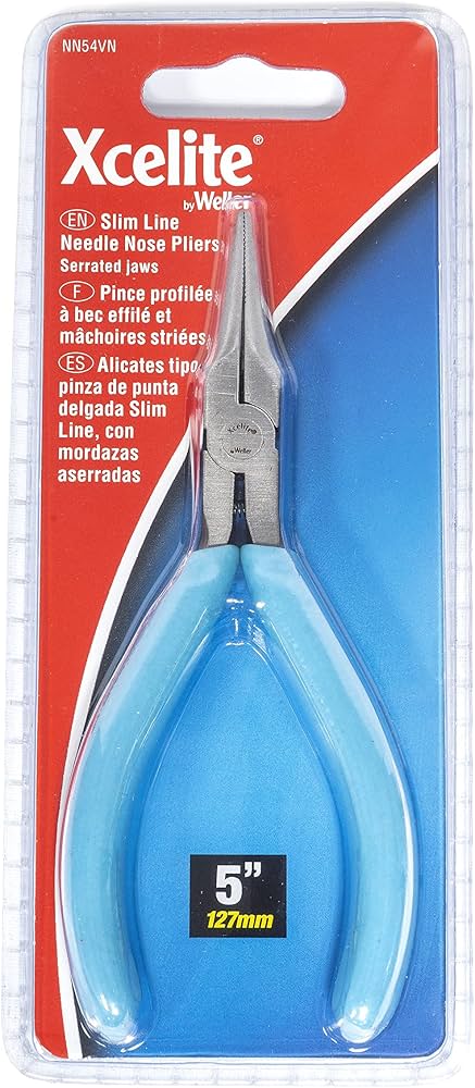 Amazon | Xcelite NN54V Slim Line Needle Nose Plier with Green