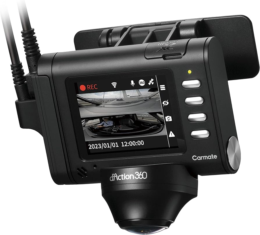 Amazon | カーメイト ドライブレコーダー 【 ARF 前後カメラ ・ 360度