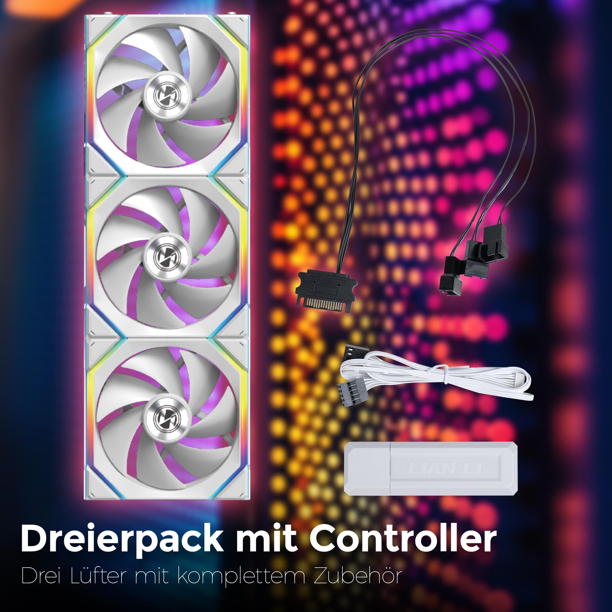 Amazon.com: Lian Li UNI SL Wireless PC Fan 120mm RGB - 3 Pack PC