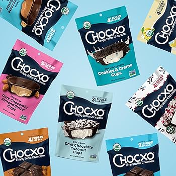 Amazon.com : Chocxo Dark Chocolate Coconut Cups - Low in Sugar