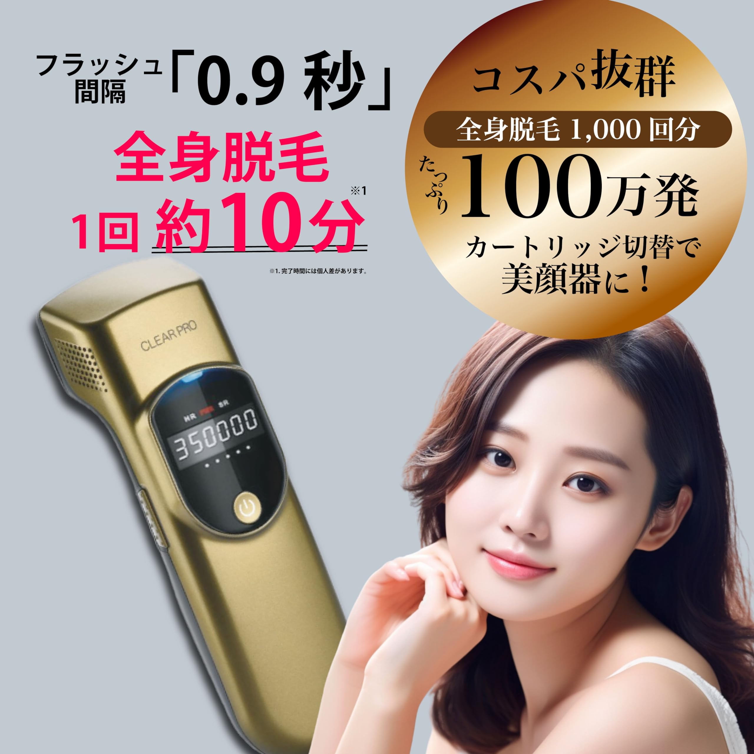 Amazon | CLEAR PRO (クリアプロ) 脱毛器 光美容器 レディース メンズ