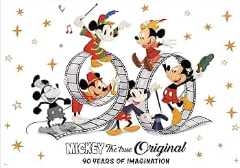 Amazon | 1000ピース ジグソーパズル ディズニー 90周年 MICKEY THE