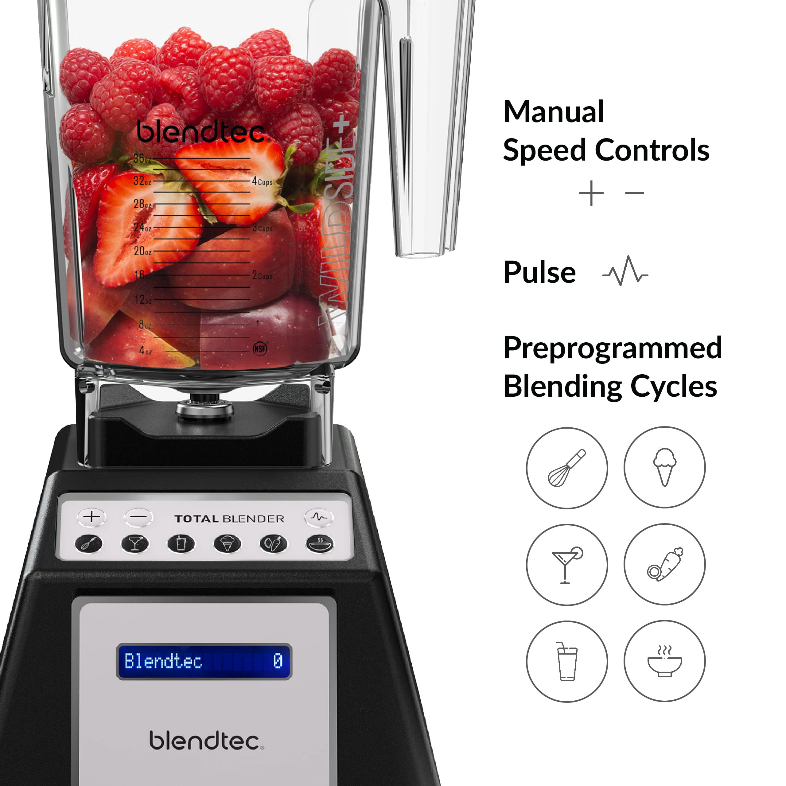 Amazon.com: Blendtec Total Classic Original Blender - WildSide+