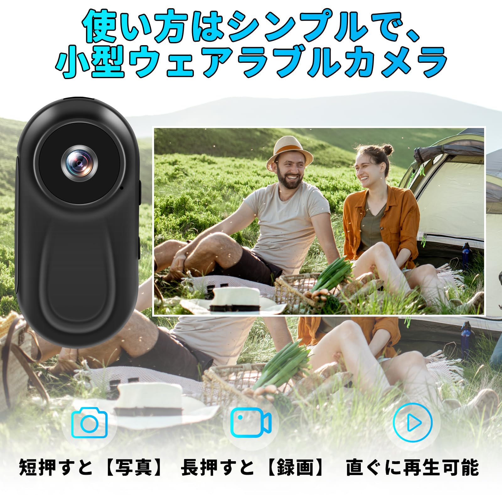 Amazon | 【新開発32G SDカード付属】小型ビデオカメラ アクション