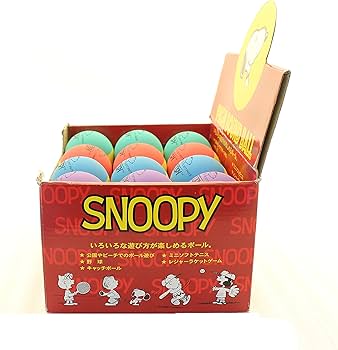 Amazon | SNOOPY(スヌーピー) ハイバウンドボール 24個入り SN-501