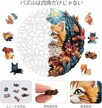 Amazon | キュニスレ(Qiuenisray) ジグソーパズル 200ピース 木製