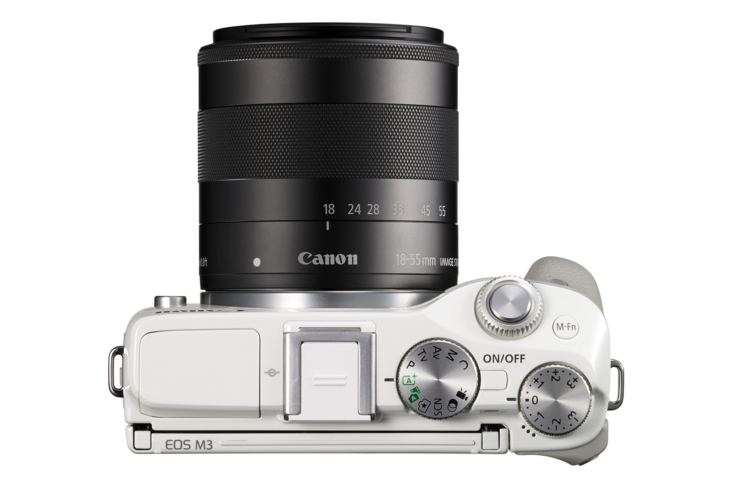 Amazon Canada: Canon EOS M3 18-55 White Mirrorless Camera Kit with