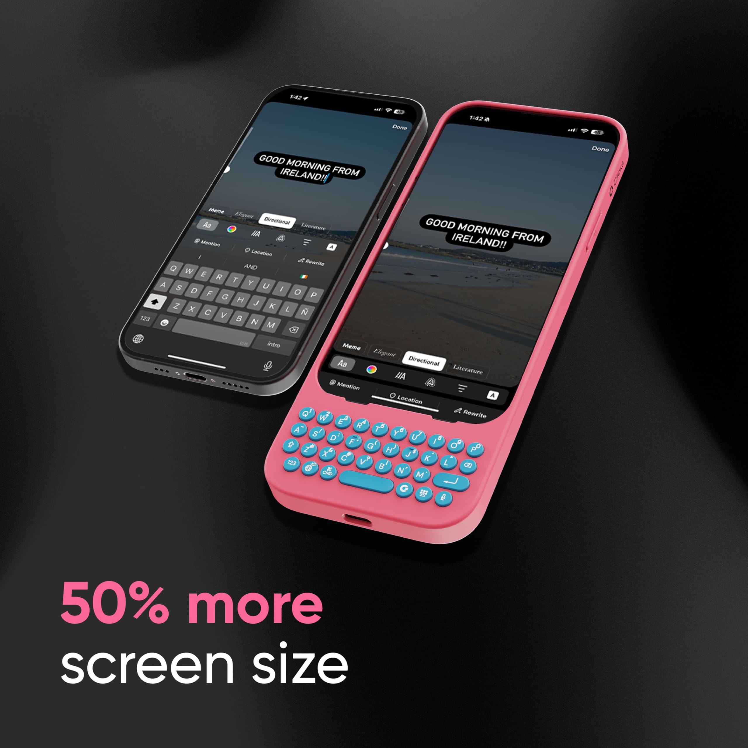 Amazon.com: Clicks Keyboard for iPhone 15 Pro – Keyboard Case for