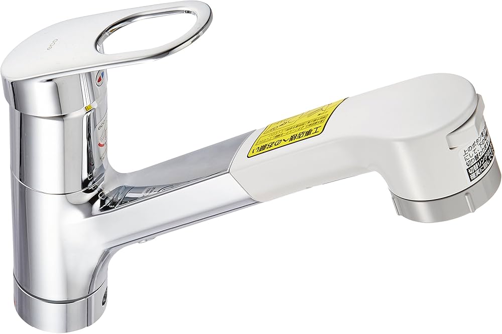 Amazon | TOTO キッチン用 台付シングルレバー混合栓 ハンドシャワー形