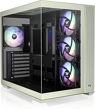 Amazon.com: Thermaltake View 380 TG ARGB Matcha Green ATX Case