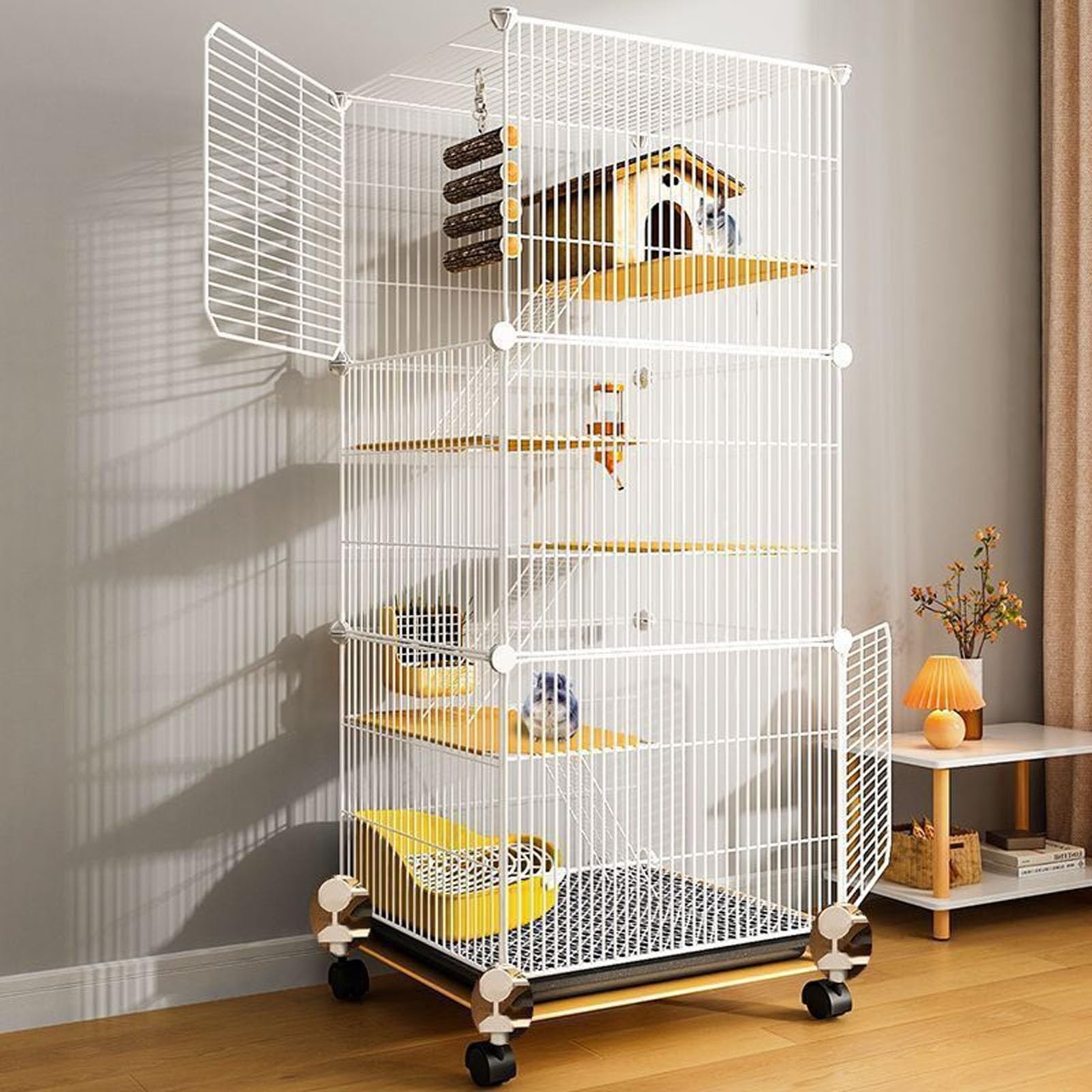 Amazon | チンチラ ケージ モルモット ケージ チンチラケージ 特大金属