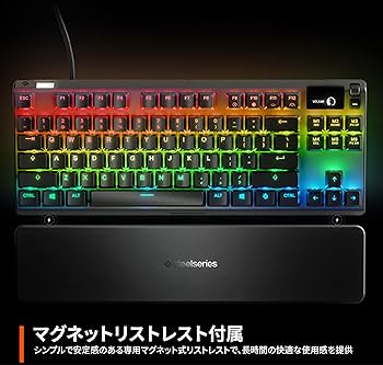 Amazon.co.jp: SteelSeries ゲーミングキーボード テンキーレス 赤軸