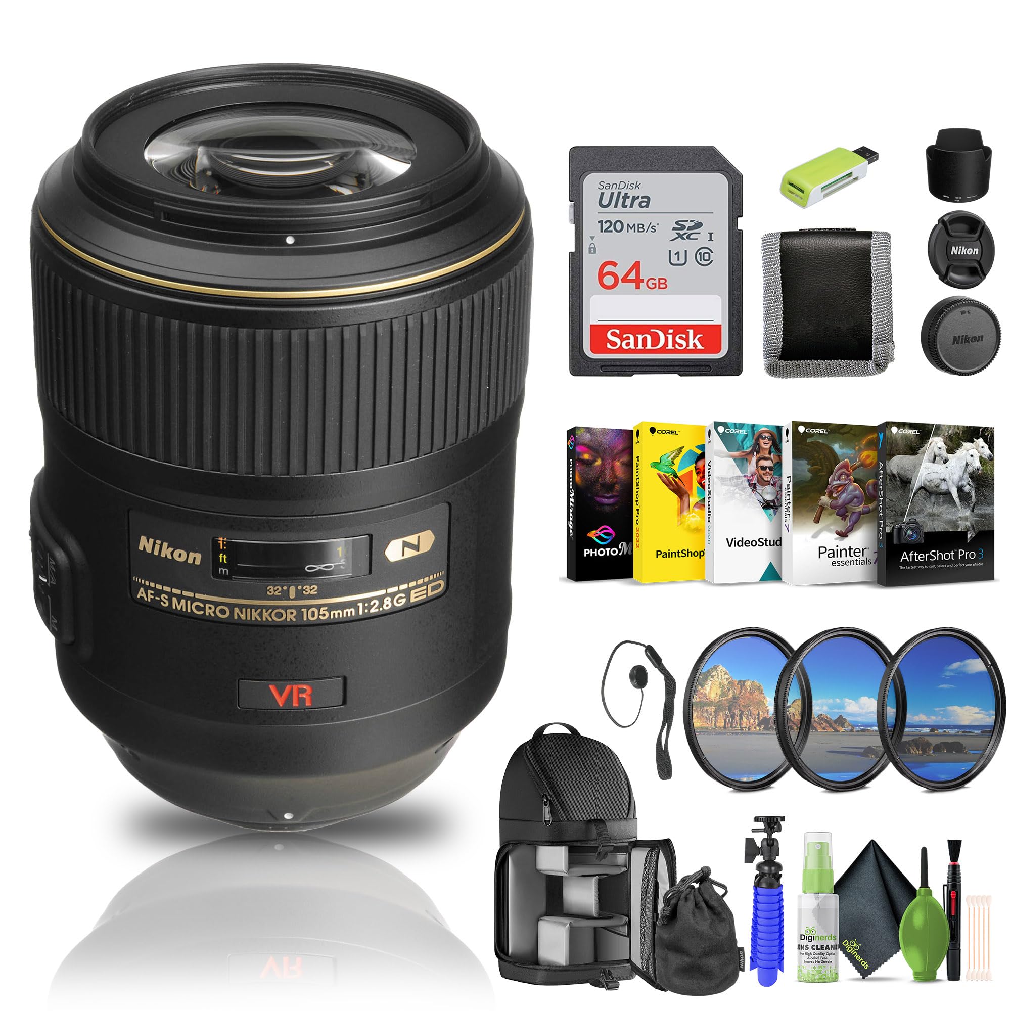 Amazon.com: Nikon AF-S VR Micro-NIKKOR 105mm f/2.8G IF-ED Lens