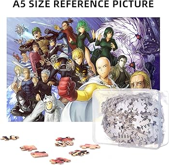 Amazon.co.jp: ワンパンマン 300ピースのジグソーパズル 家族で