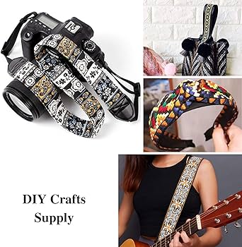 Amazon.com: ZNZAKKA Colorful Jacquard Ribbon Trim, Embroidered