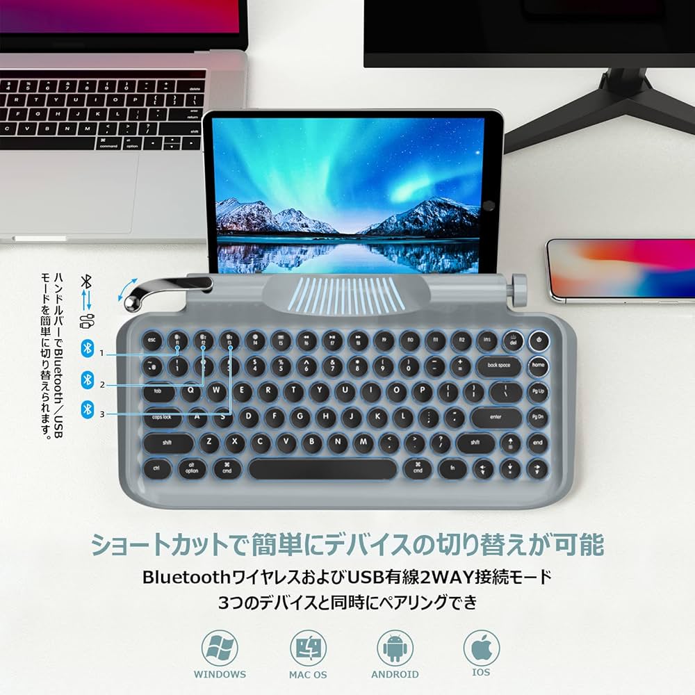 Amazon.co.jp: Knewkey Rymek メカニカルキーボード ゲーミング