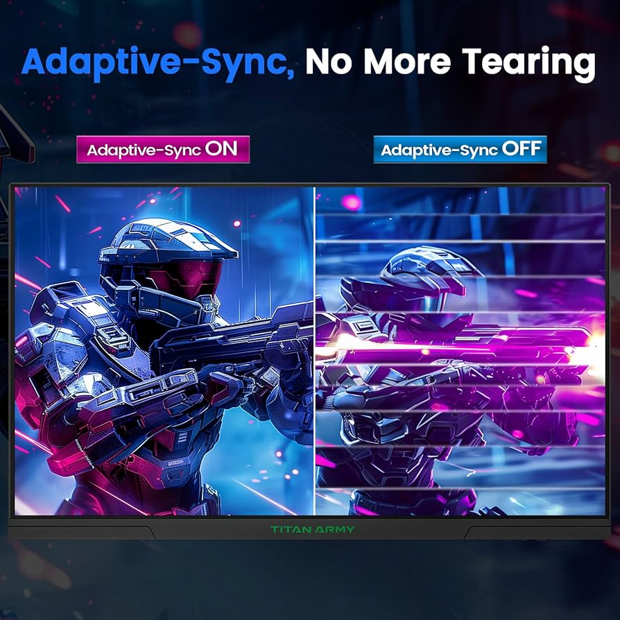 TITAN ARMY 24.5 Inch Gaming Monitor 180Hz, Fast IPS FHD 1080P