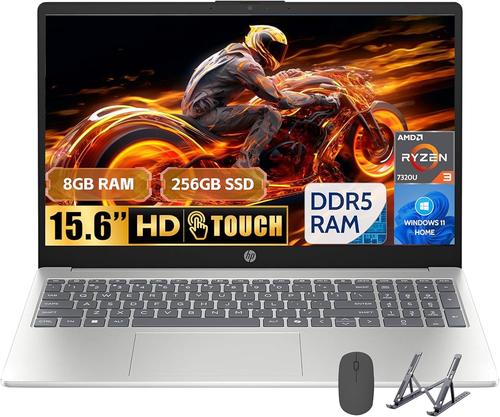 Amazon.co.jp: HP 15.6インチノートパソコン、HDタッチスクリーン