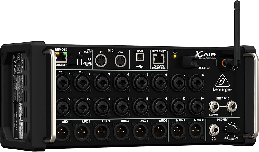 Amazon | Behringer デジタルミキサー 18チャンネル MIDASマイク