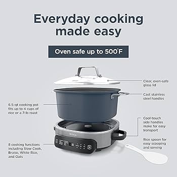 Amazon.com: Ninja MC1101 Foodi Everyday Possible Cooker Pro, 8-in